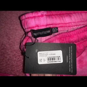 Pretty Little Thing Pink tie-dye sweatpants